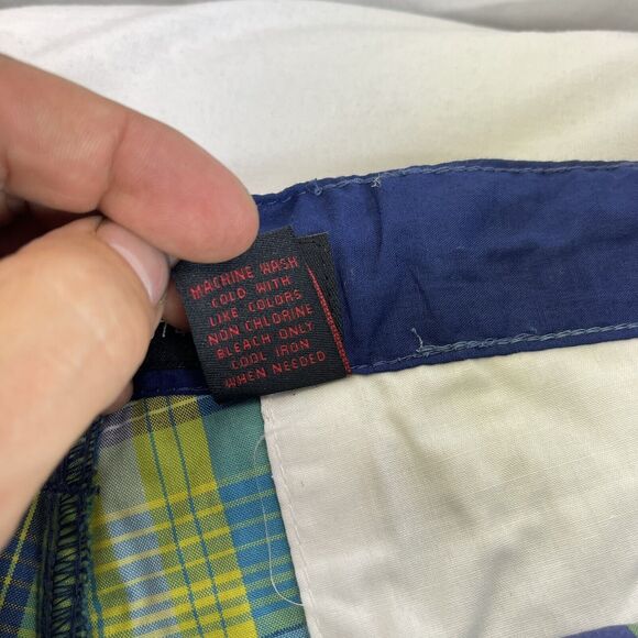 NWT KOMAN Plaid Long Shorts W/ Belt Y2K Bermuda 3XL 42-44 - Picture 5 of 5